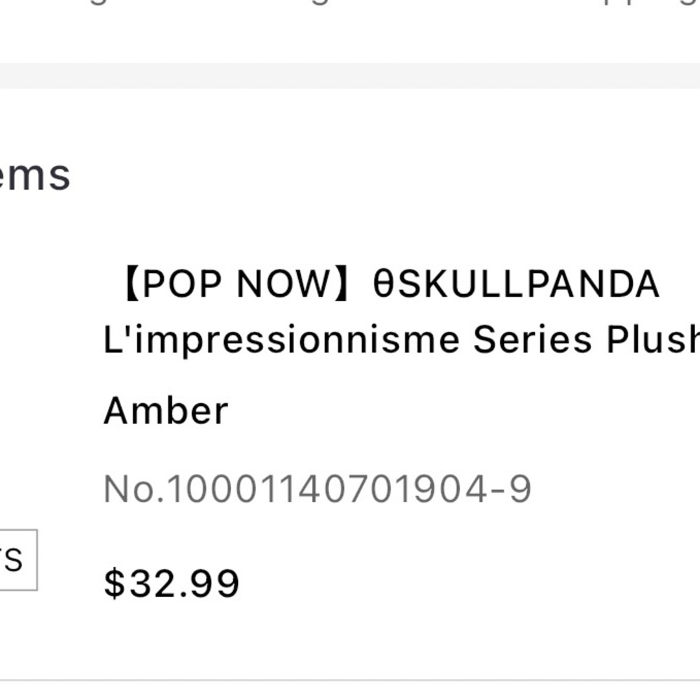 AMBER Skullpanda Impressionism Collectible Toy by Pop Mart - Picture 10 of 10